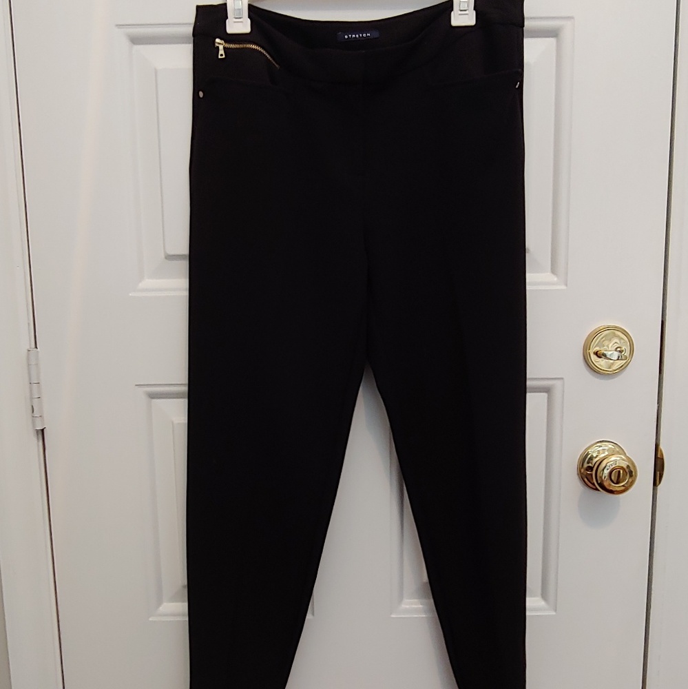 Jones NY pleated stretch business pants women's 6